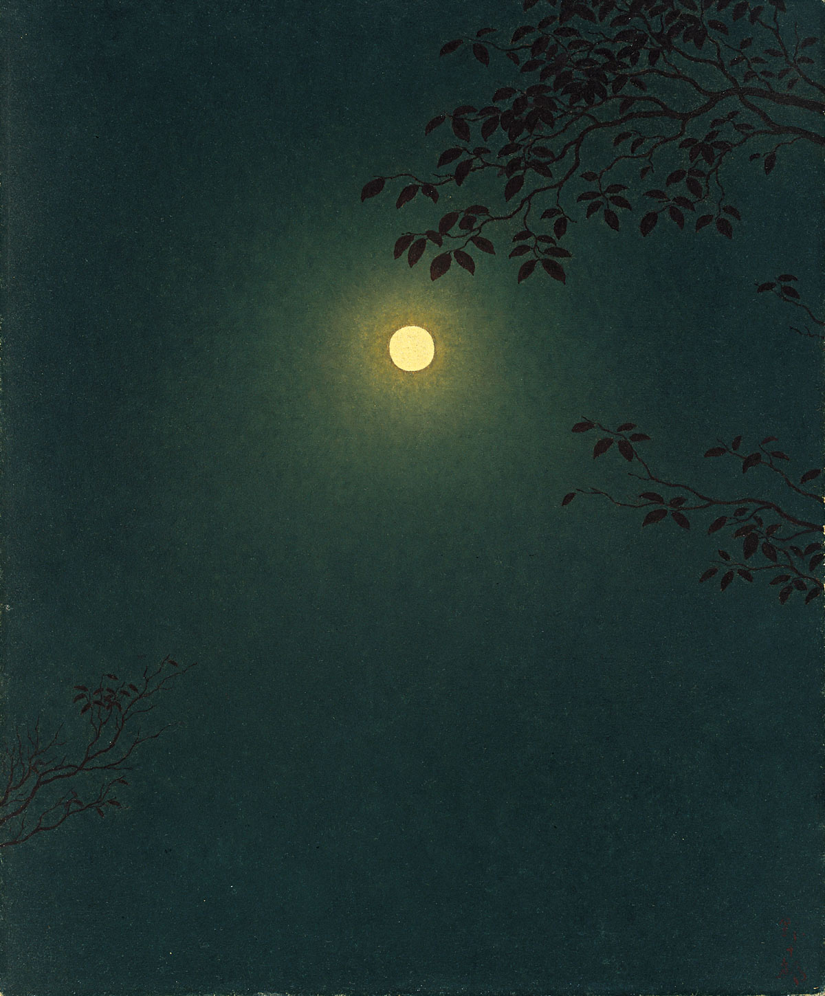 髙島野十郎《満月》